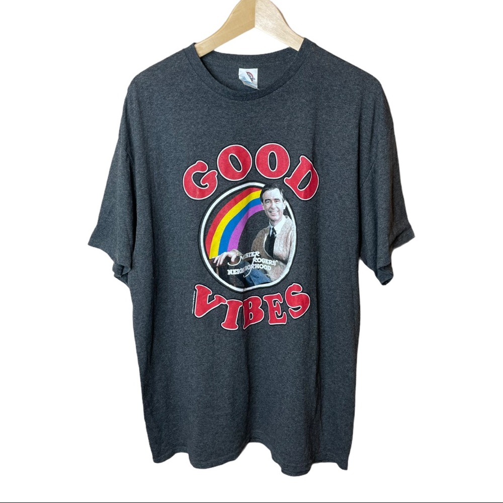 Mr. Rogers Good Vibes Graphic T-Shirt Size XL